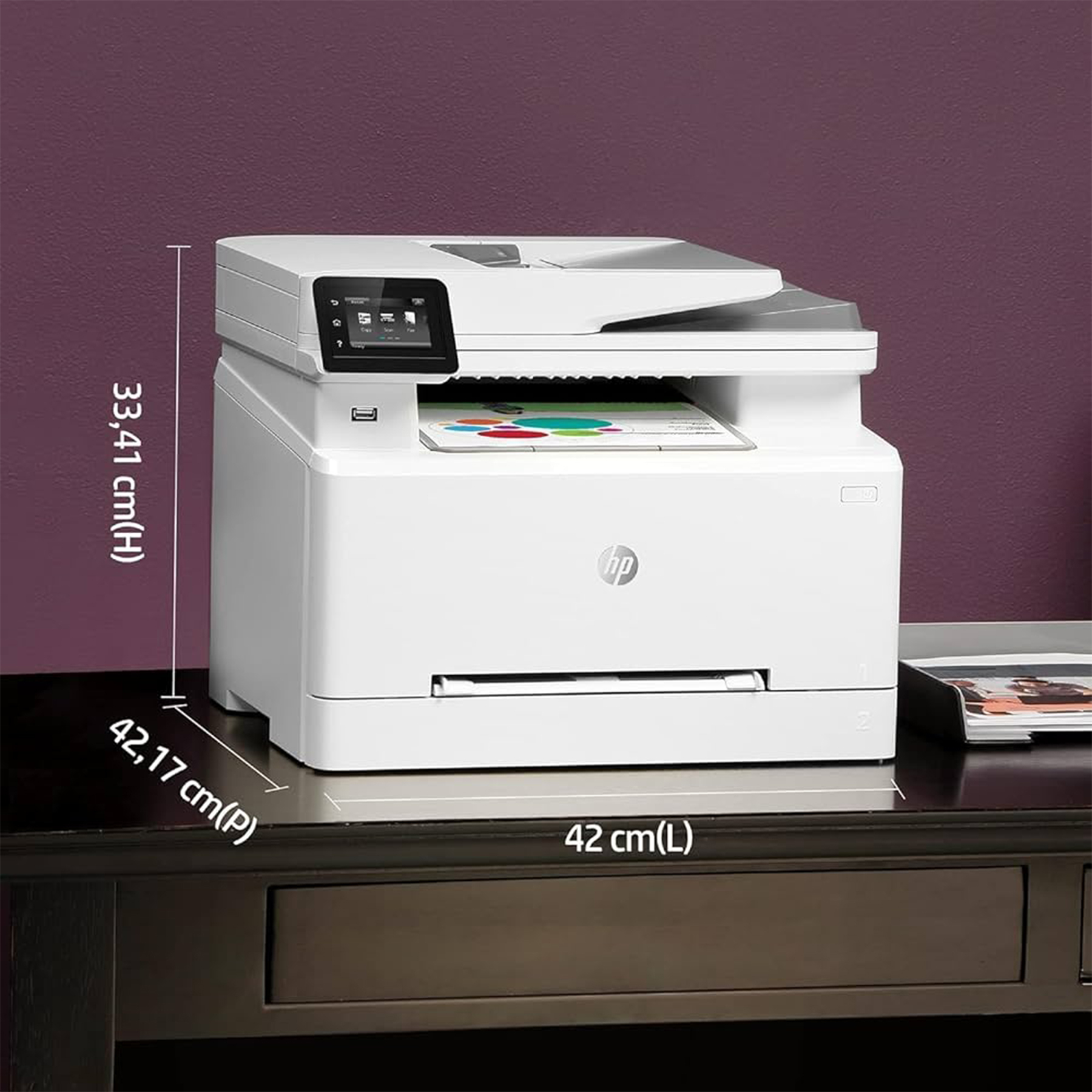 پرینتر چند کاره لیزری اچ‌پی مدل Color LaserJet Pro MFP M283fdw
