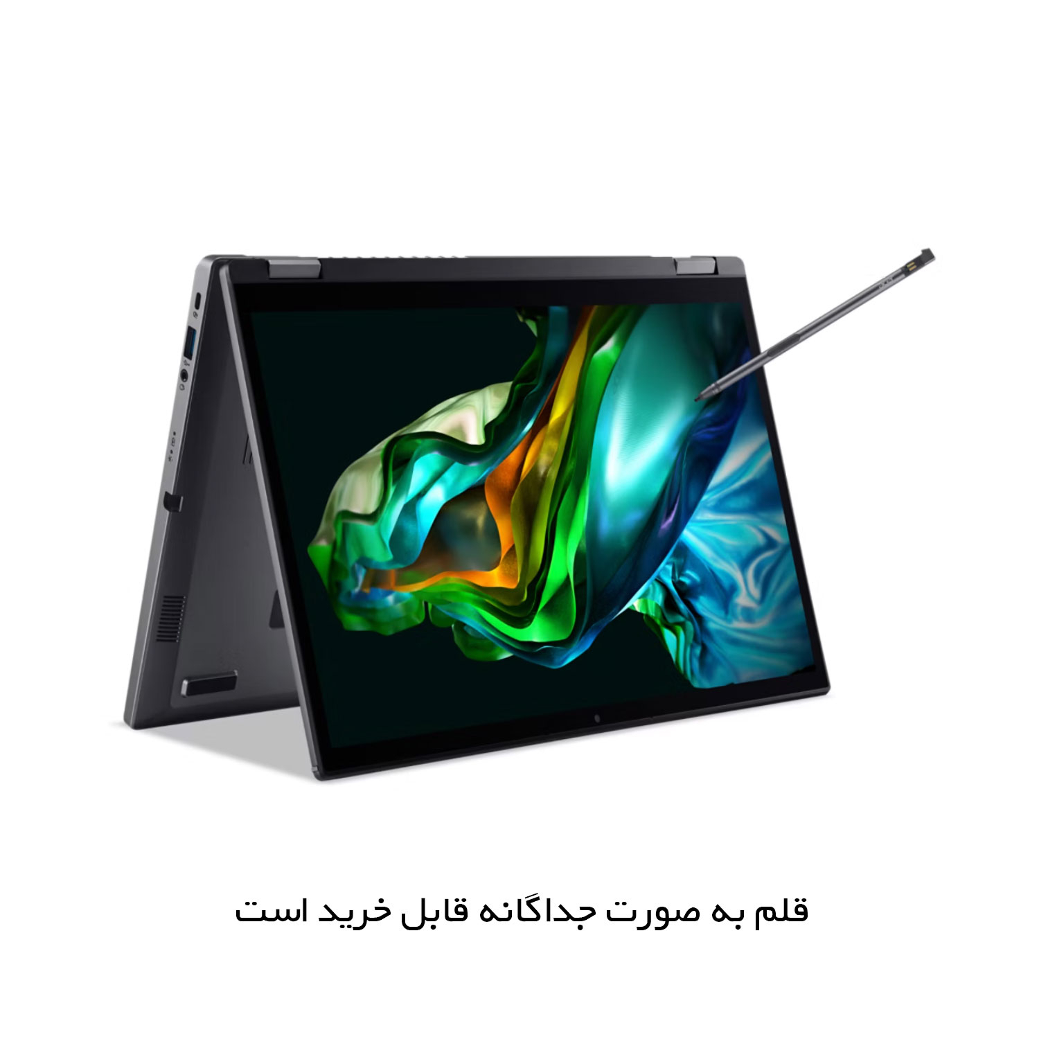 لپ تاپ 14 اینچی ایسر مدل Aspire Spin 14 ASP14-51MTN-7682-Core 7 150U-16GB LPDDR5-512GB SSD-Touch-W-Backlit-Fingerprint