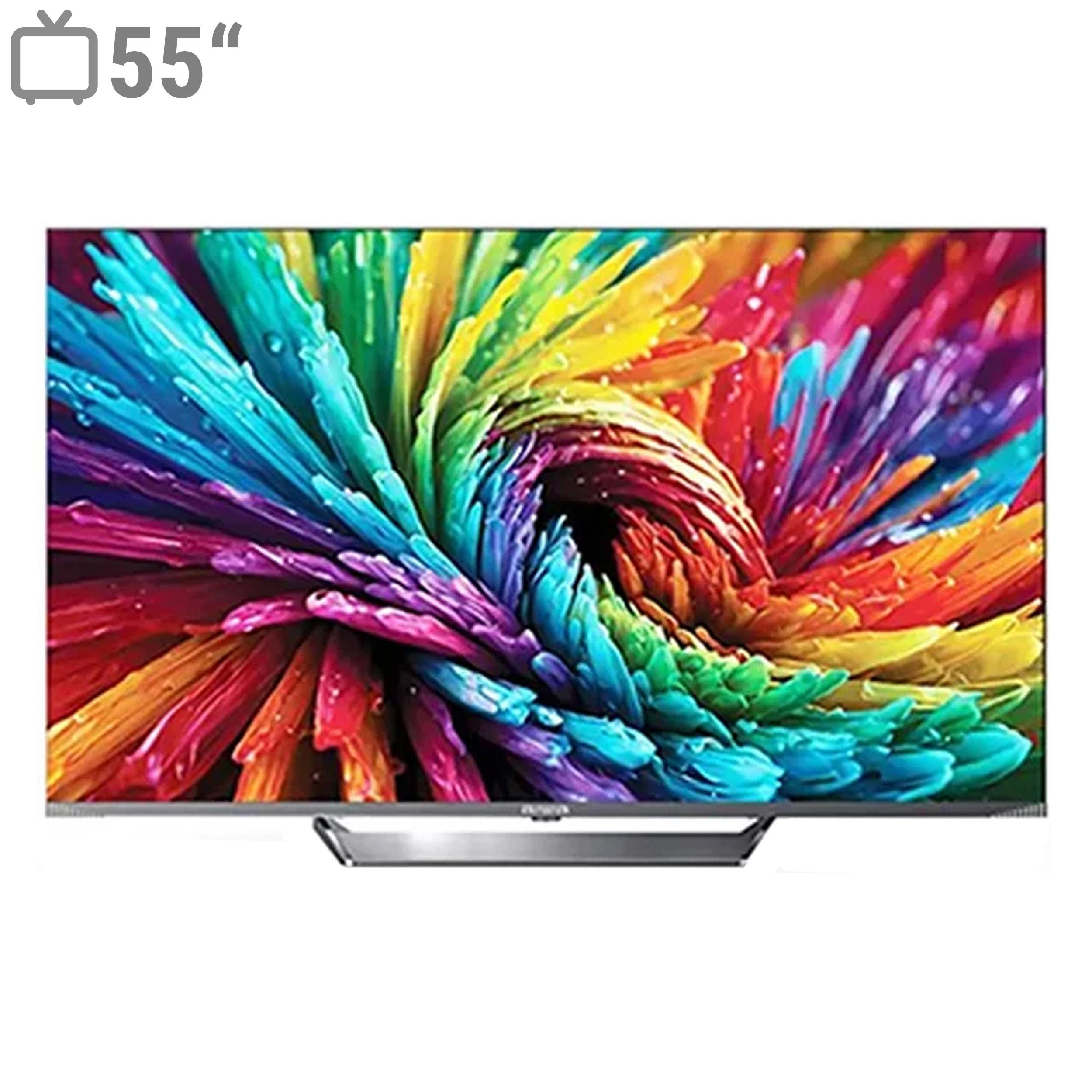 تلویزیون 55 اینچ کیو ال ای دی هوشمند آیوا مدل ZQ-GC3D55UHD