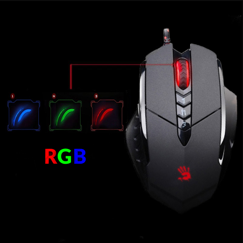 ماوس مخصوص بازی ای فورتک مدل V7M