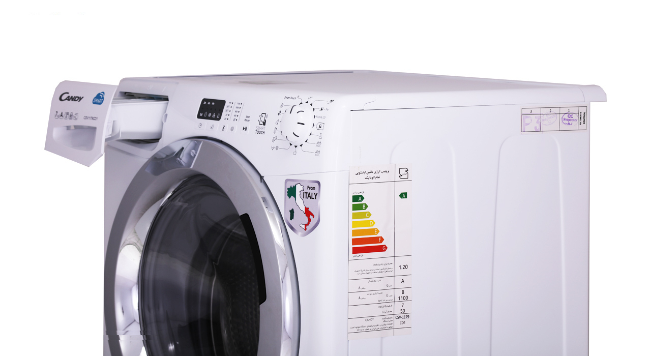 ماشین لباسشویی کندی مدل CSV1179CD1/K-IRAN ظرفیت 7 کیلوگرم