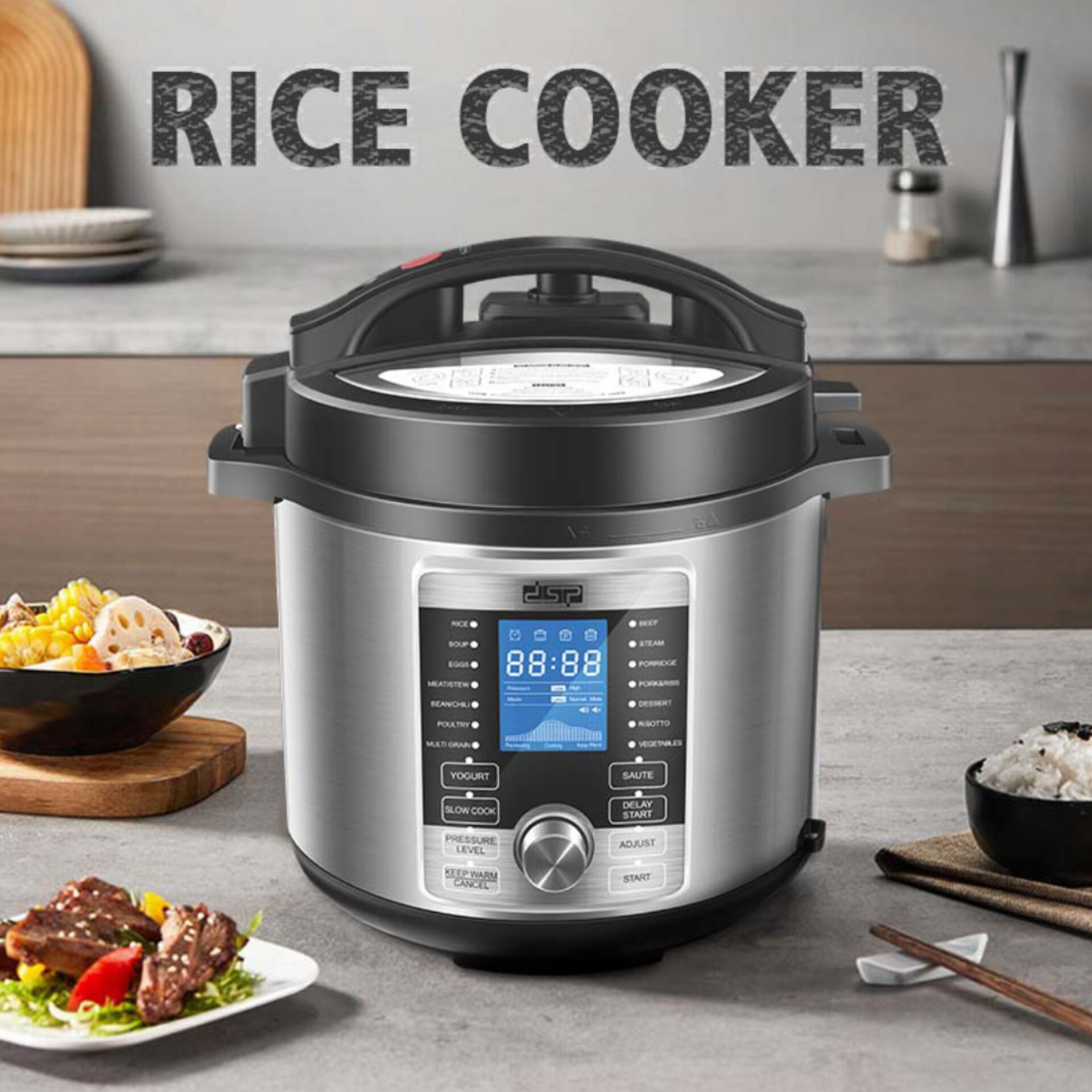 زودپز برقی 6 لیتری دی اس پی مدل KB5008