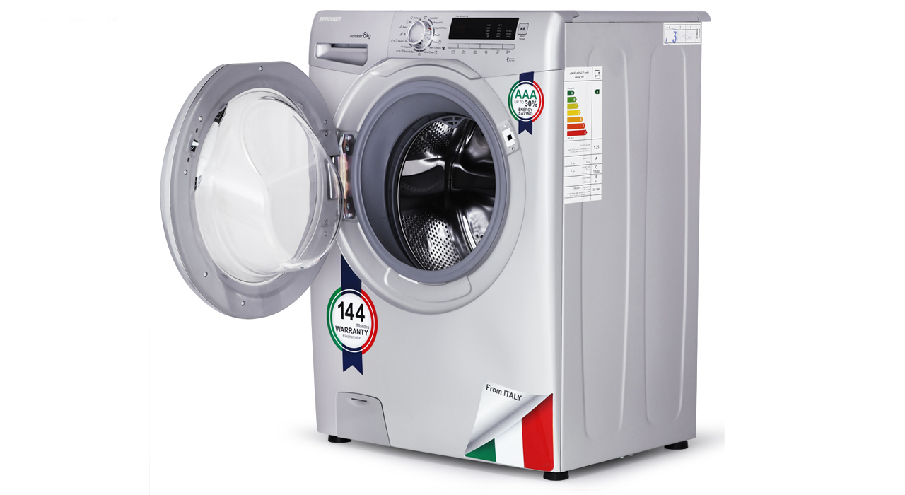 ماشین لباسشویی زیرووات مدل OZ-1189 ظرفیت 8 کیلوگرم