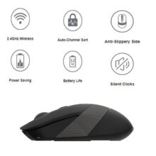 ماوس بی سیم ای فورتک مدل F_G_1O_S_SILNET