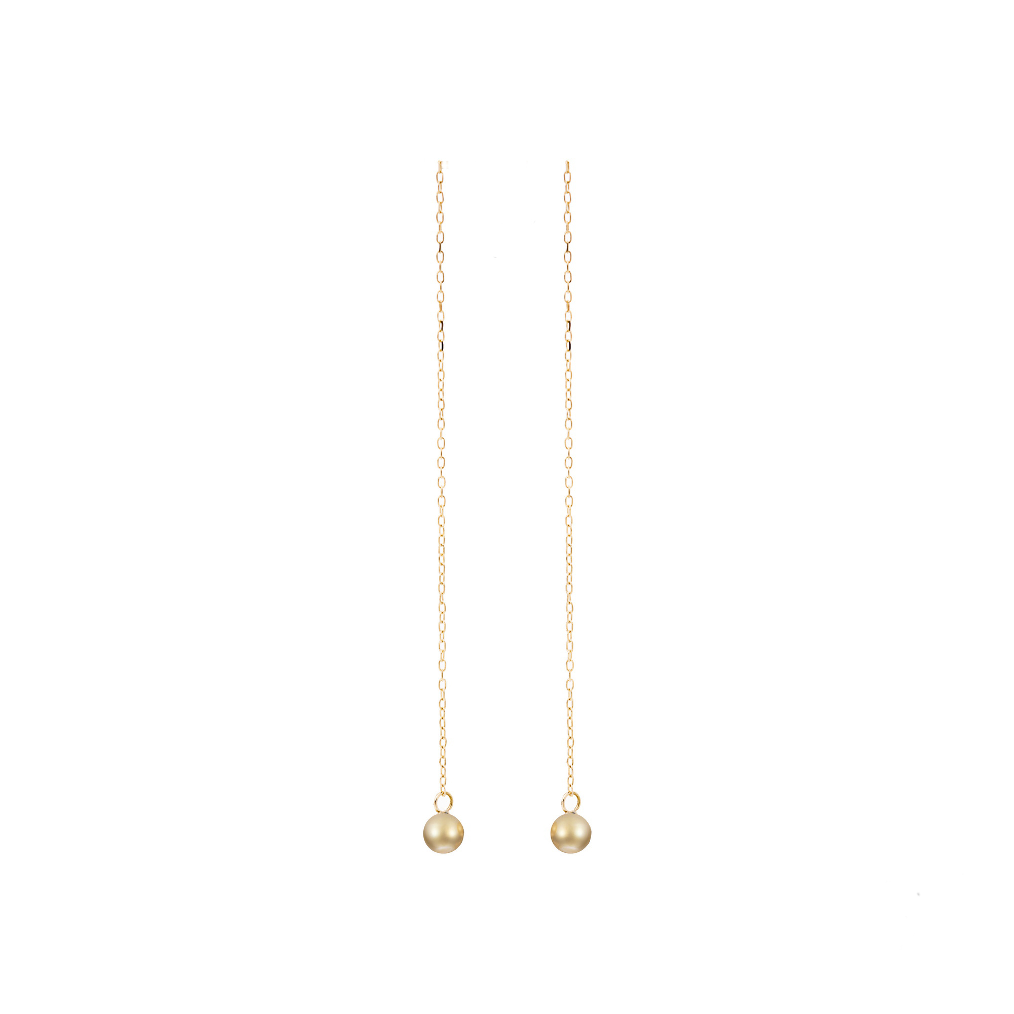 گوشواره  بخیه ای طلا 18 عیار زنانه گالری شیدا مجد مدل گوی