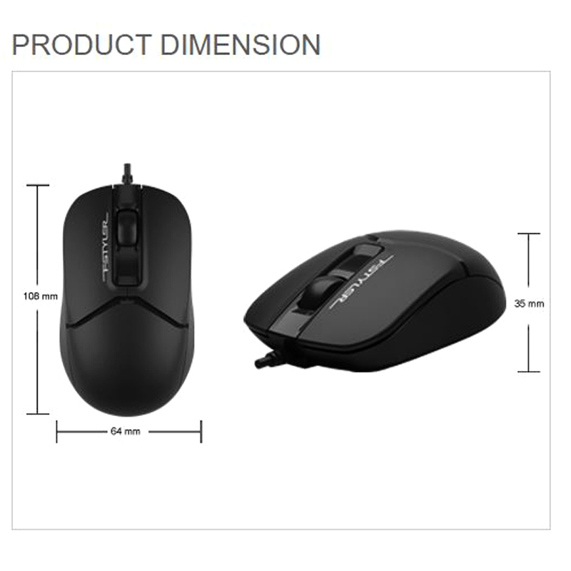 ماوس ای فورتک مدل F_M_12