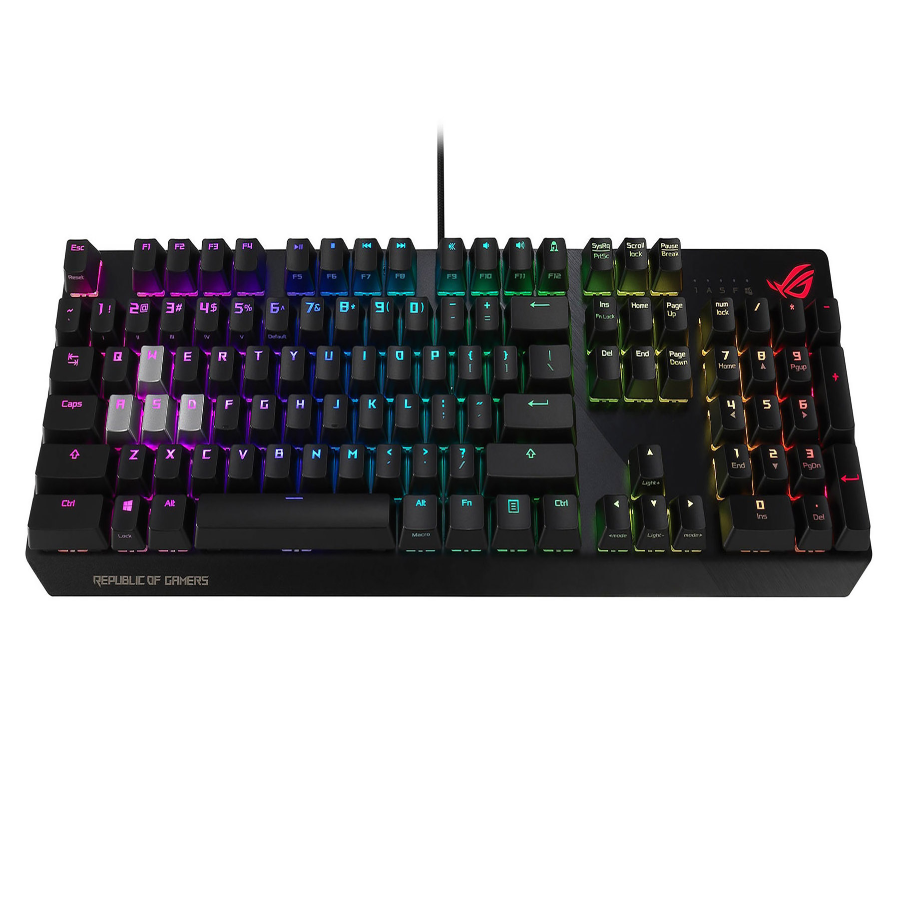 کیبورد مخصوص بازی ایسوس مدل ROG Strix Scope Deluxe