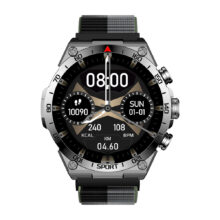 ساعت هوشمند گلوریمی مدل K2 دارای قابلیت های صفحه نمایش رنگی و لمسی، کنترل سطح اکسیژن، بند سیلیکونی