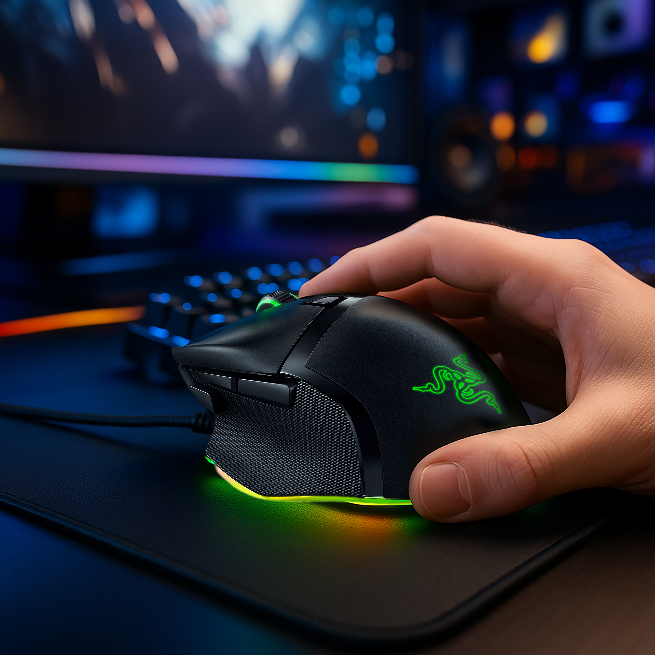 ماوس بی سیم مخصوص بازی ریزر مدل Basilisk V3 Pro