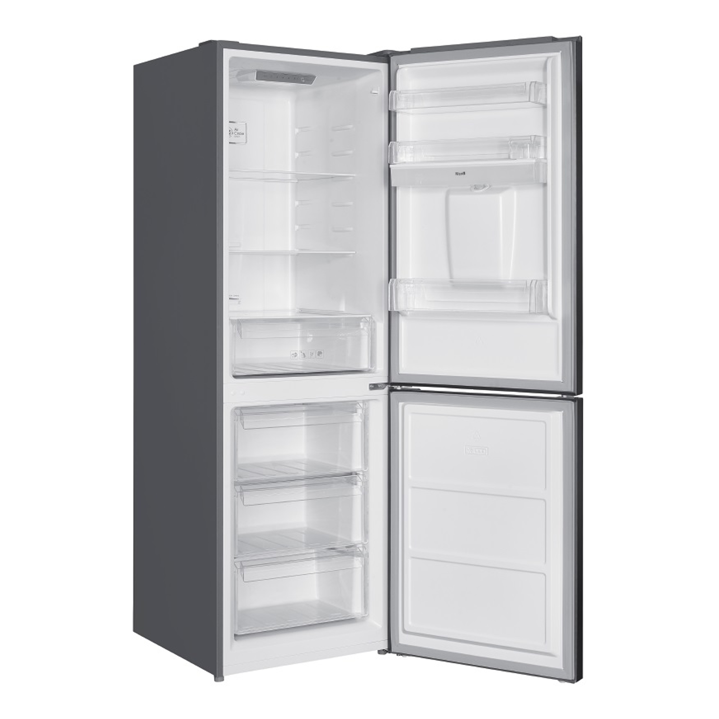 یخچال فریزر 18 فوت جی پلاس مدل GRF-P3117S/W، دارای آبریز دستی، با ارتفاع 184.3، پهنای 60 و عمق 67.2 سانتیمتر، میزان مصرف انرژی A++، دارای 4 طبقه در یخچال و 3 طبقه در فریزر