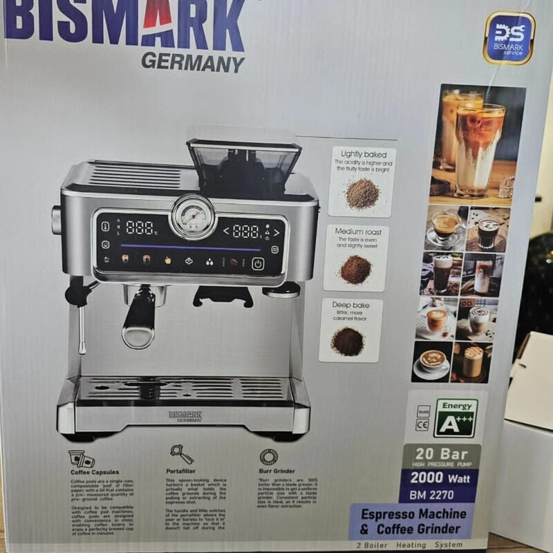 اسپرسو ساز بیسمارک مدل نیمه صنعتی BM2270
