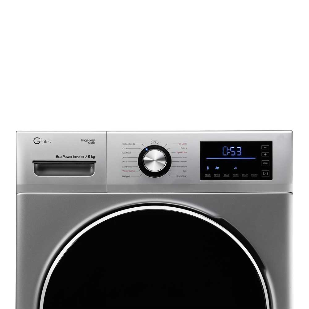 ماشین لباسشویی جی پلاس مدل  GWM-K9341T ظرفیت 9 کیلوگرم