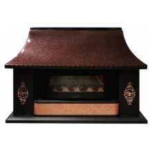 بخاری گازی توان مدل نگین طرح شومینه کد 18