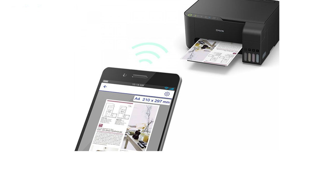 پرینتر چندکاره جوهرافشان اپسون مدل EcoTank L3150