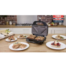 ساندویچ‌ساز دو خانه تاور مدل T27020