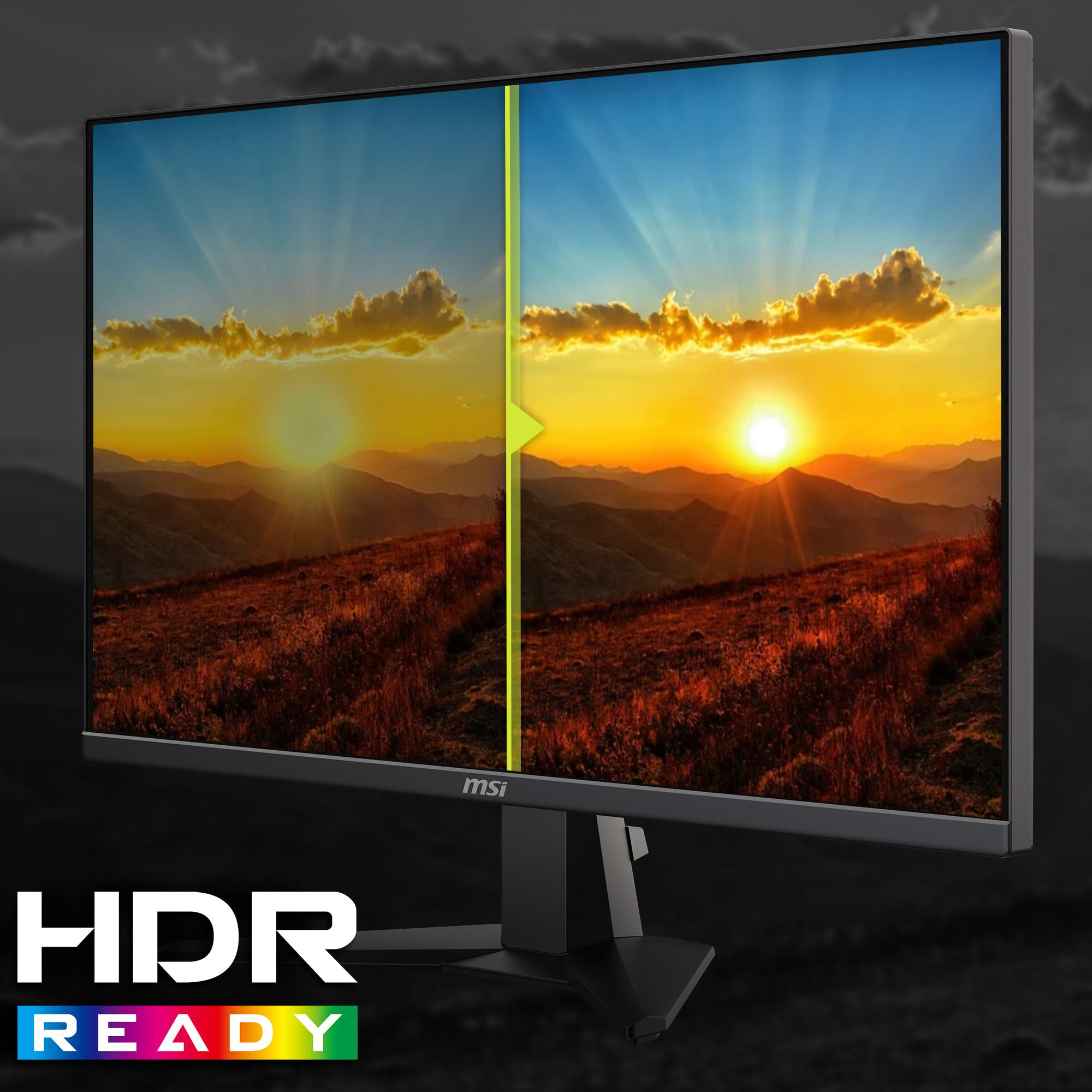 مانیتور گیمینگ 27 اینچ ام اس آی مدل MAG 275QF، رزولوشن WQHD، پنل Rapid IPS، نرخ بروزرسانی 180 هرتز، با نسبت تصویر 16:9، دارای پورت HDMI و DisplayPort و خروجی هدفون