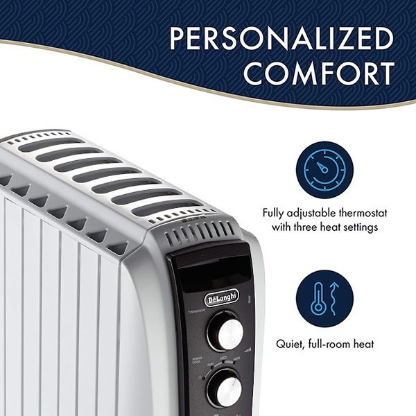 شوفاژ برقی دلونگی مدل TRD40820 Dragon 4 Oil filled