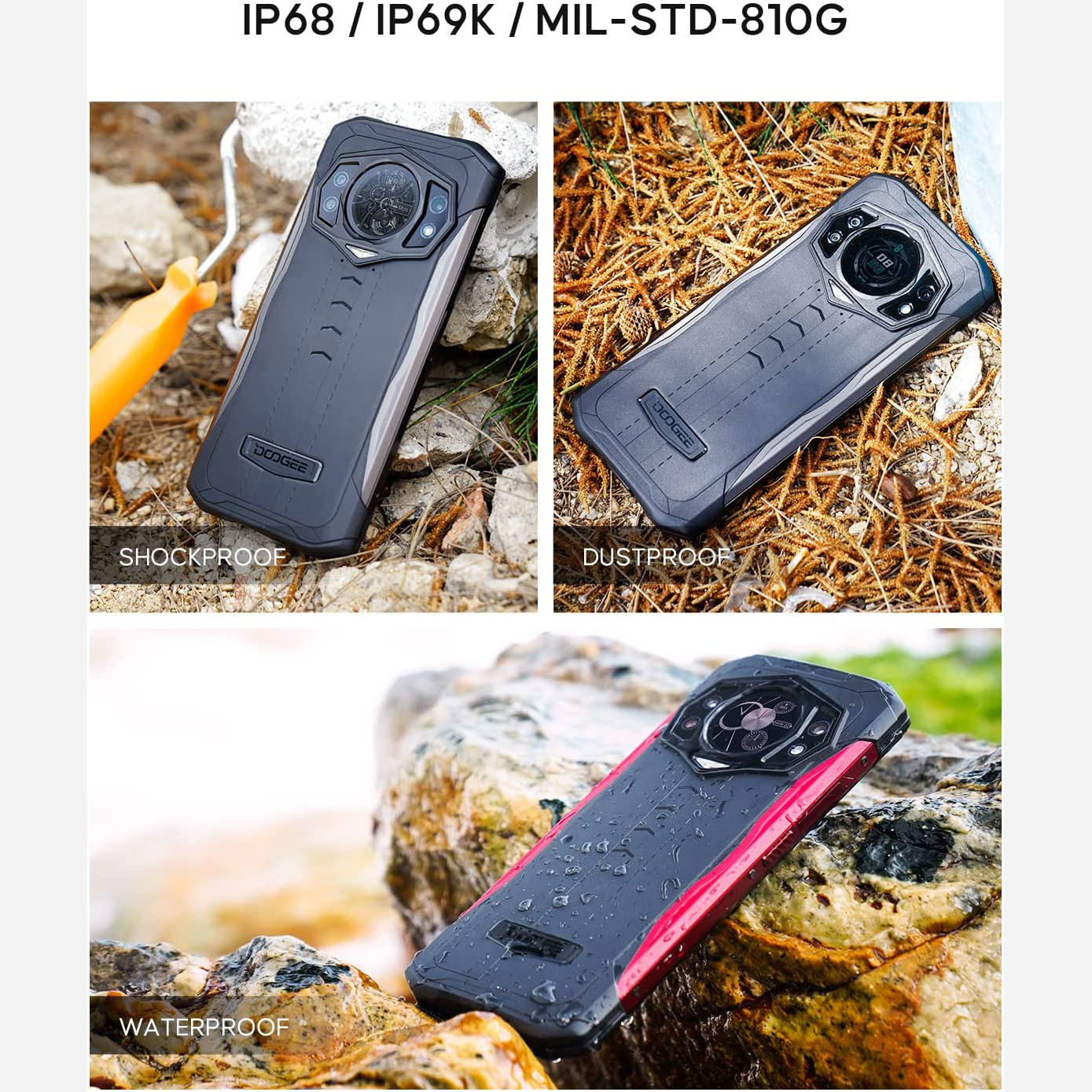 گوشی موبایل دوجی مدل S98 دو سیم کارت ظرفیت 256 گیگابایت و رم 8 گیگابایت