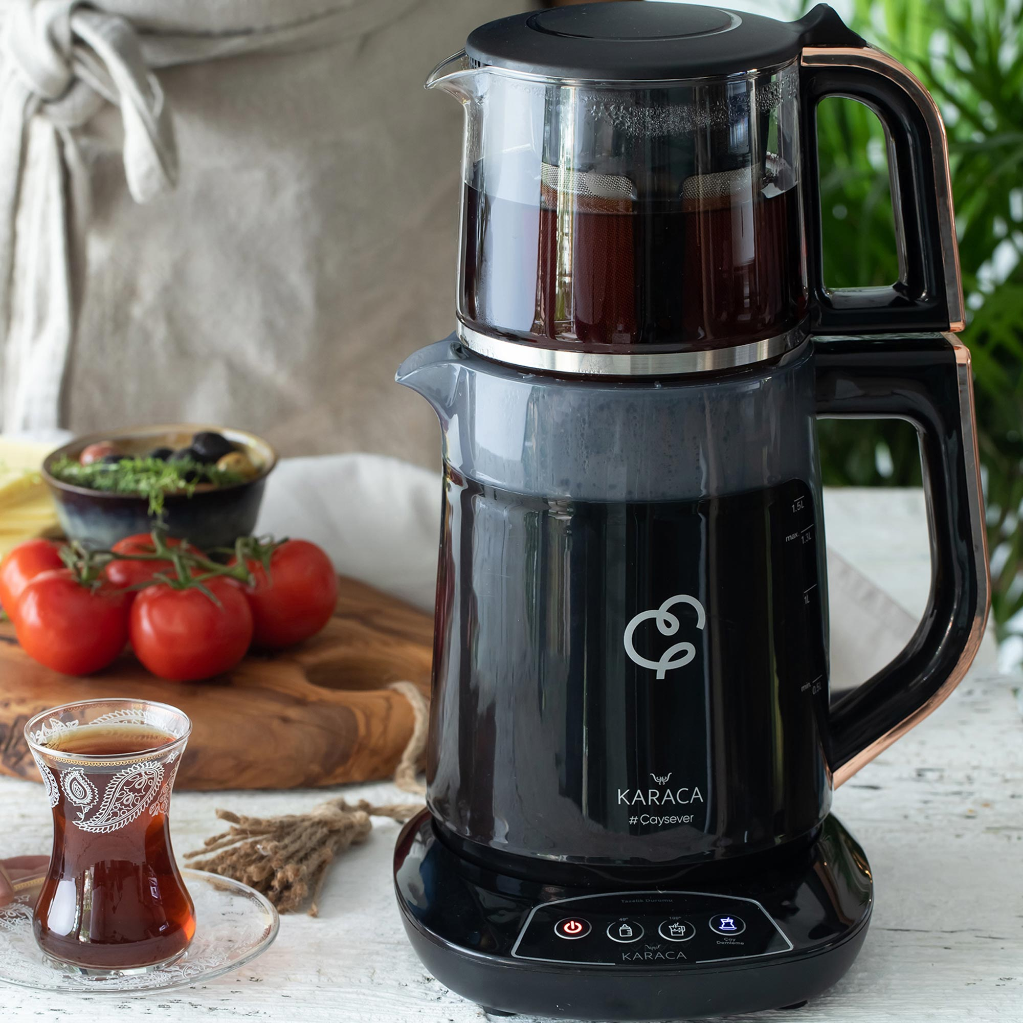 چای ساز کاراجا مدل Caysever کد 153.01.06.4908