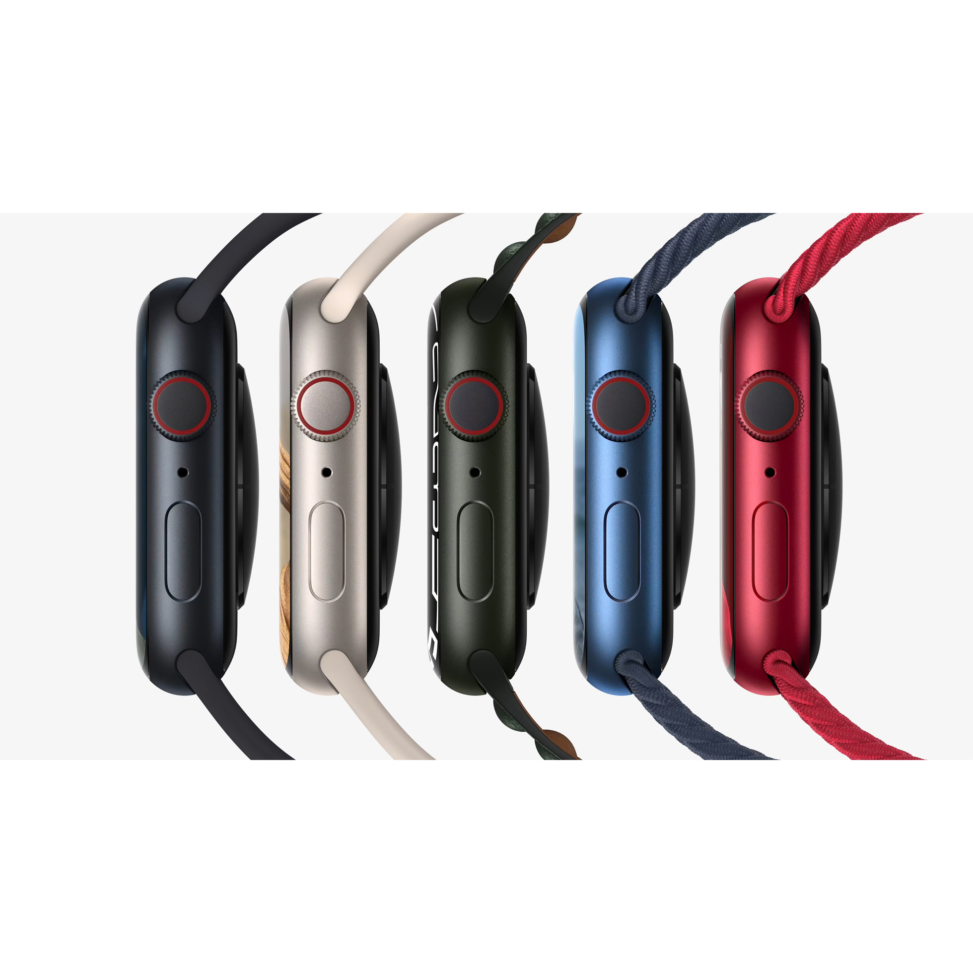 ساعت هوشمند اپل واچ سری 7 مدل 45mm Aluminum Case with Sport silicone Band