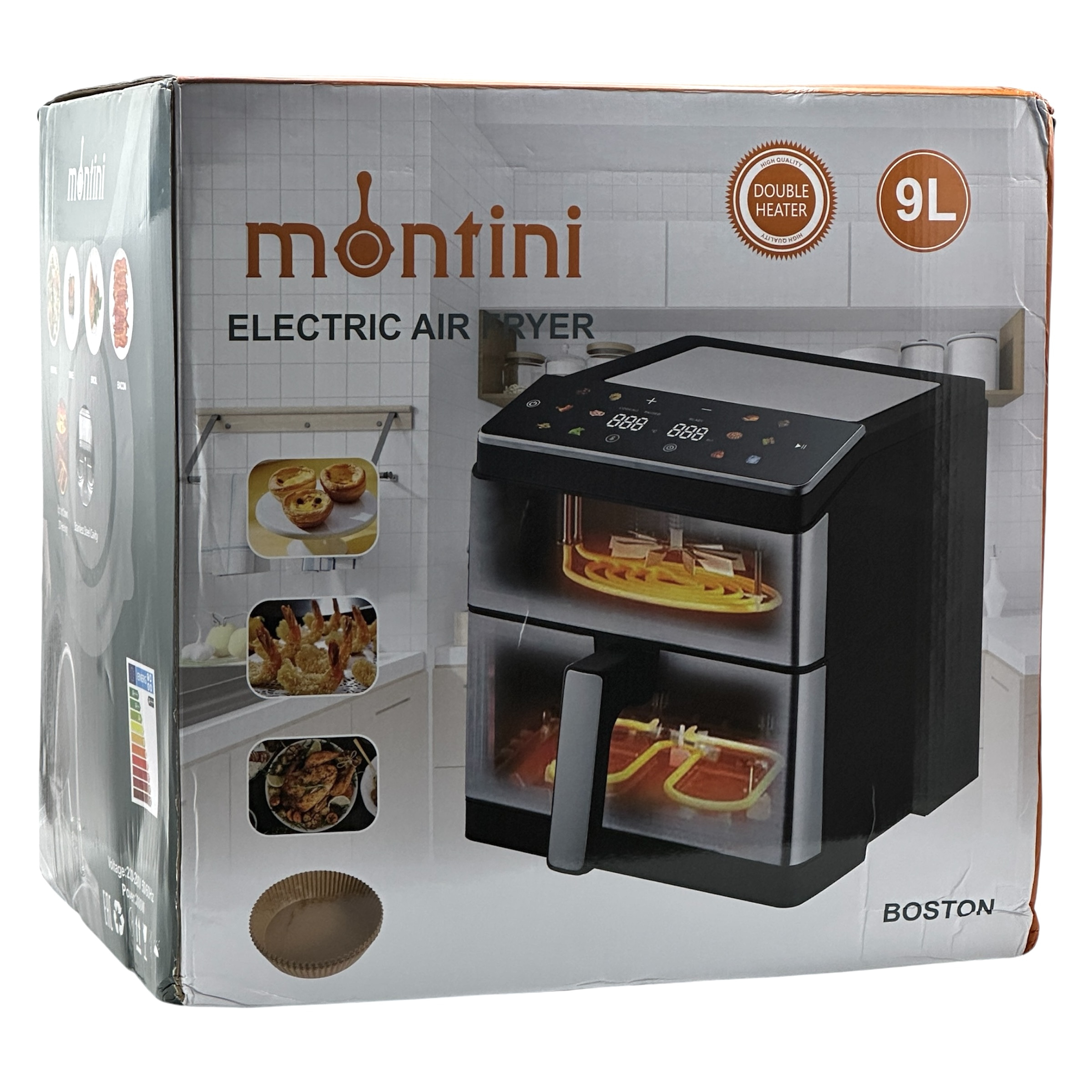 سرخ کن بدون روغن مونتینی مدل BOSTON