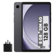 تبلت 8.7 اینچ سامسونگ مدل Galaxy Tab A9 4G ظرفیت 128 گیگابایت و رم 8 گیگابایت همراه با شارژر