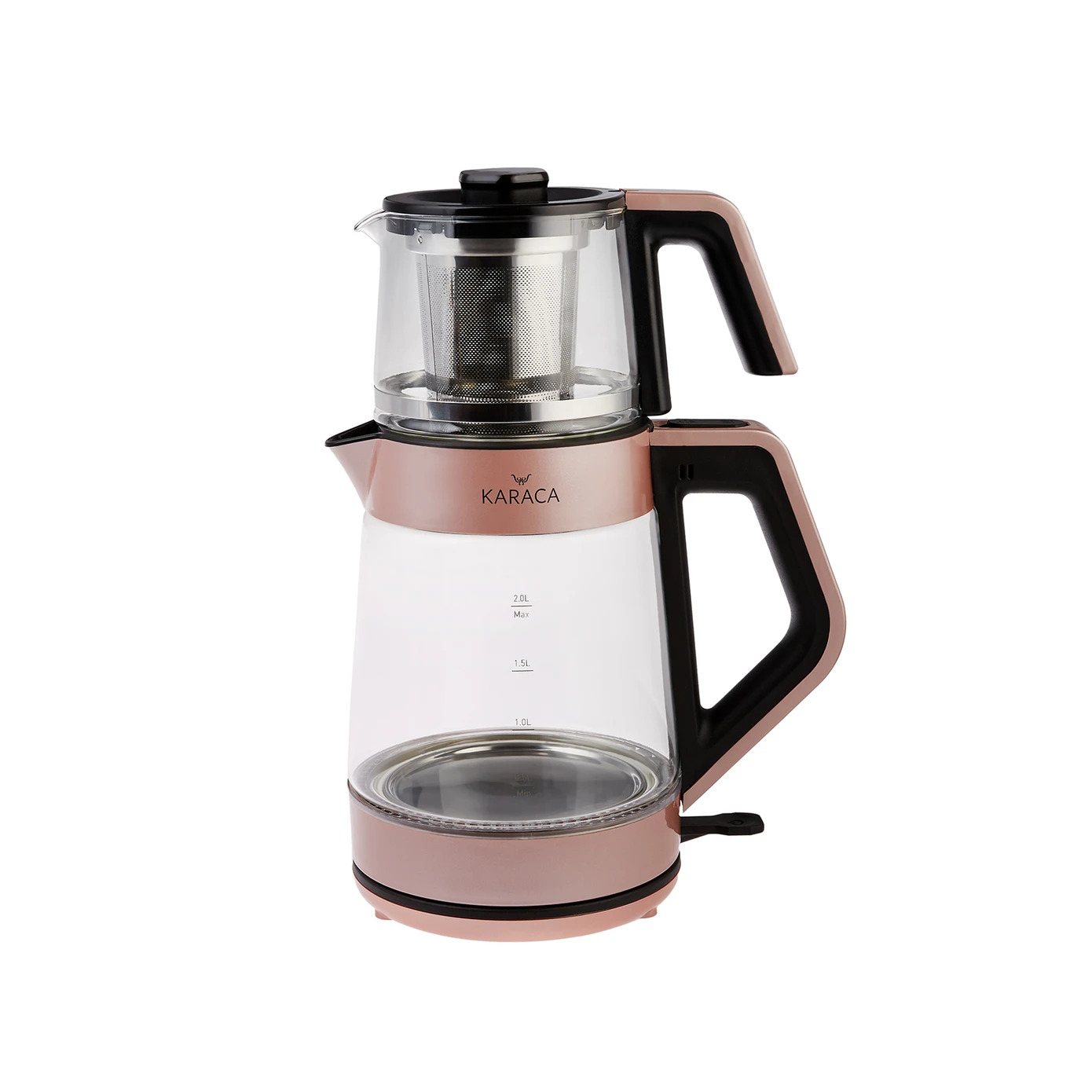 چای ساز روی هم کاراجا مدل  Cam Led