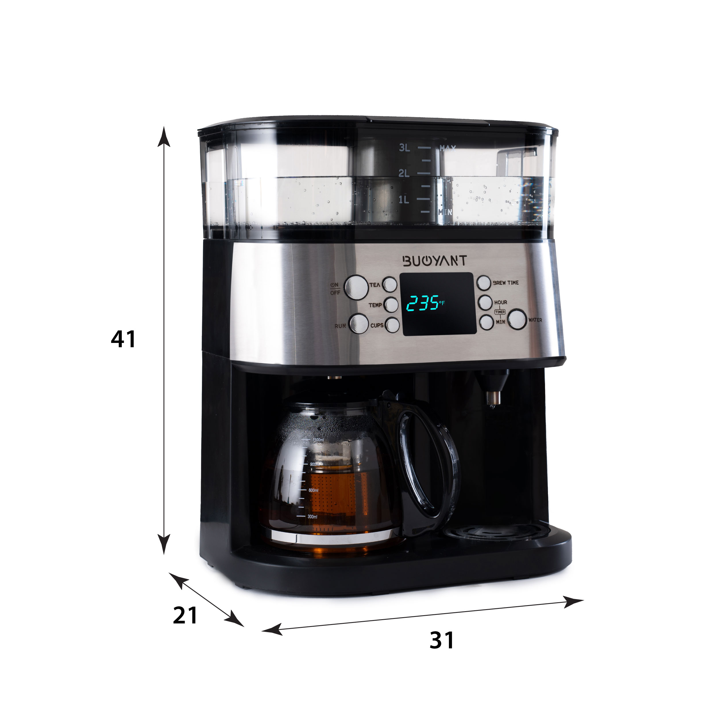 چای ساز روی هم بویانت مدل Stylish