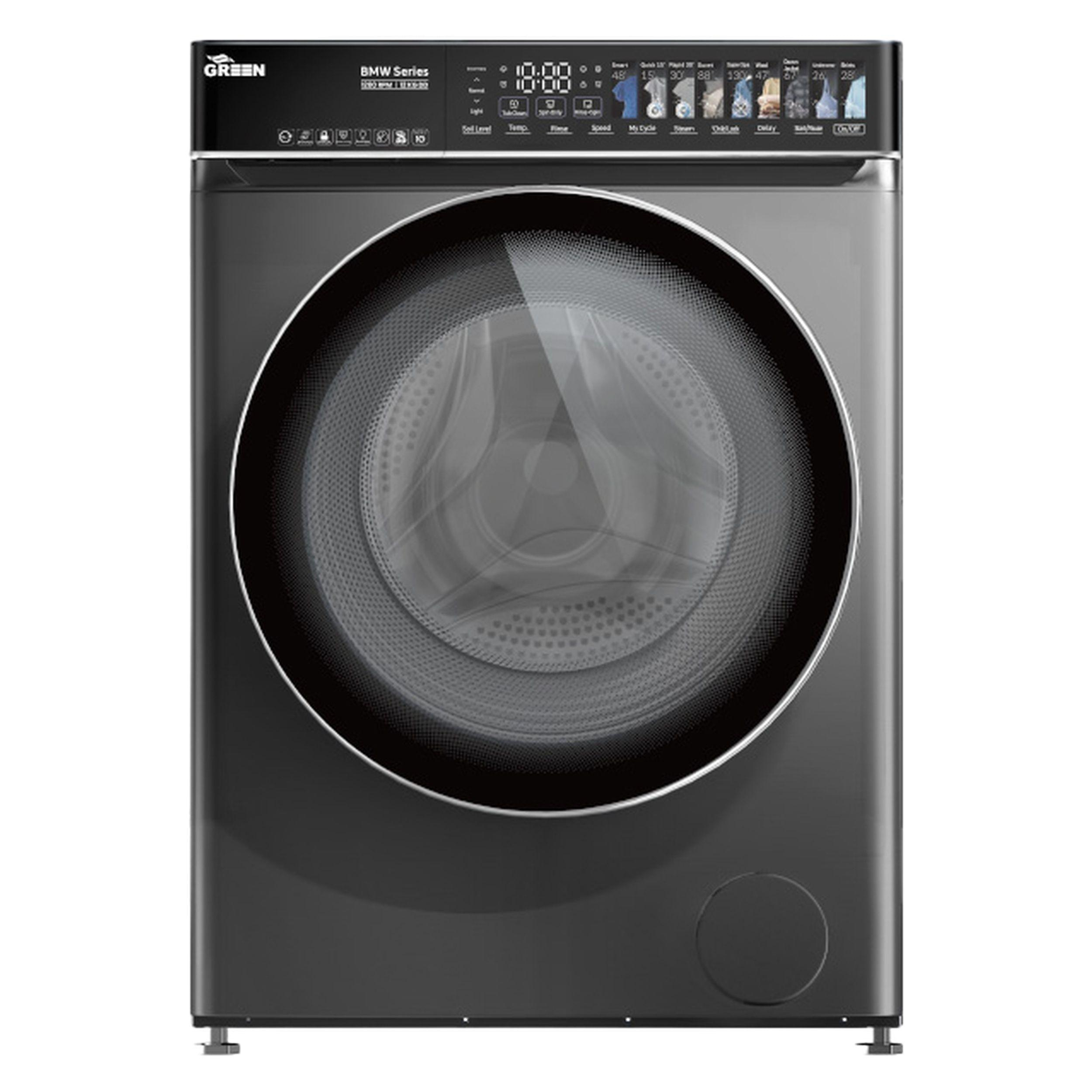 ماشین لباسشویی 12 کیلوگرم اتوماتیک گرین مدل GWM120DD1200BMW-S