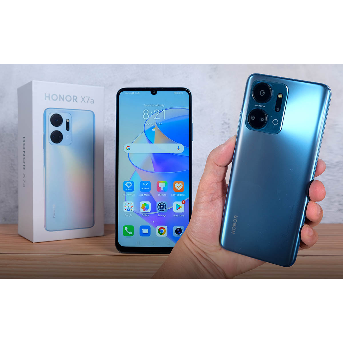 گوشی موبایل آنر مدل  X7a دو سیم کارت ظرفیت 128گیگابایت و رم 4 گیگابایت به همراه کاور