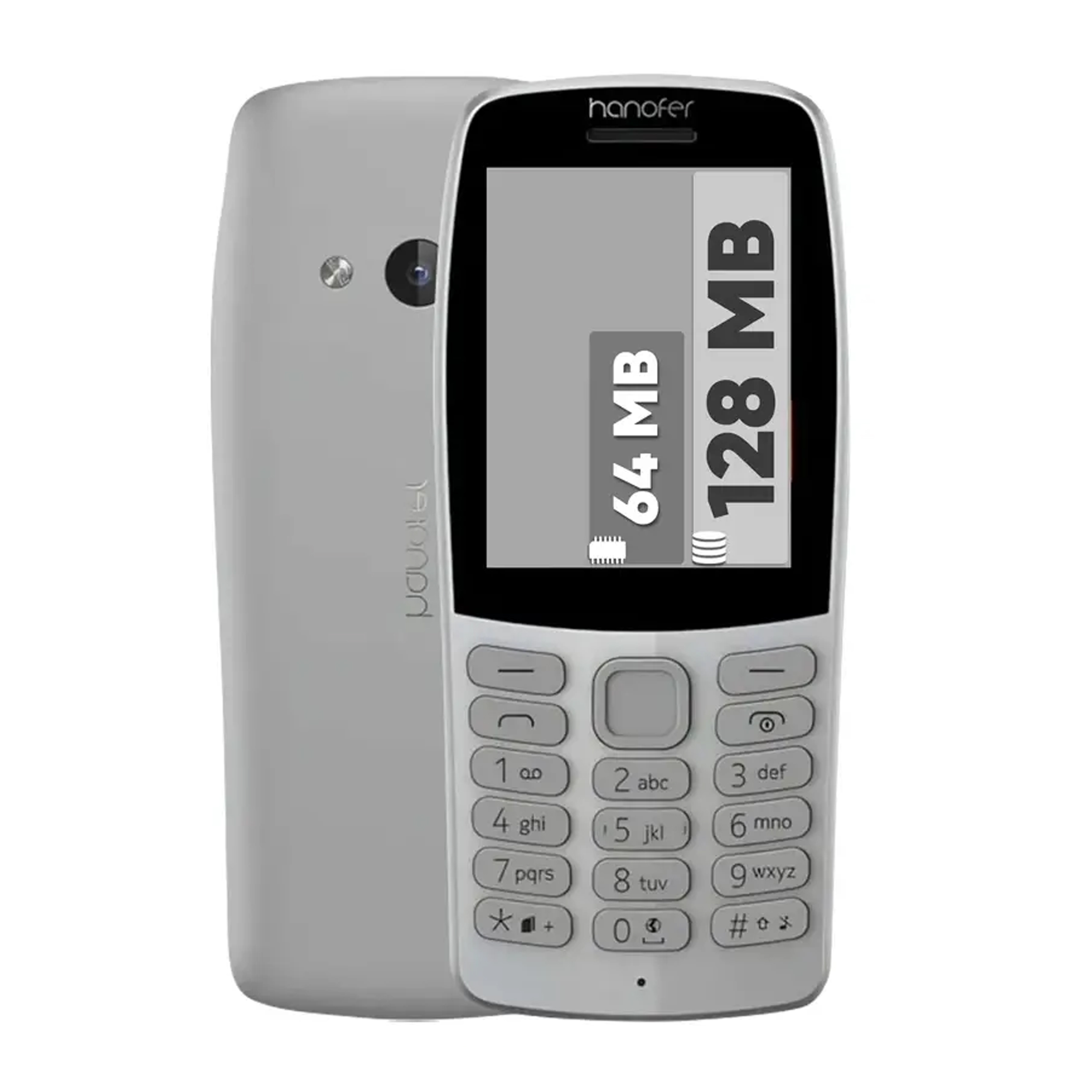 گوشی موبایل هانوفر مدل 210 دو سیم کارت ظرفیت 128 مگابایت و رم 64 مگابایت