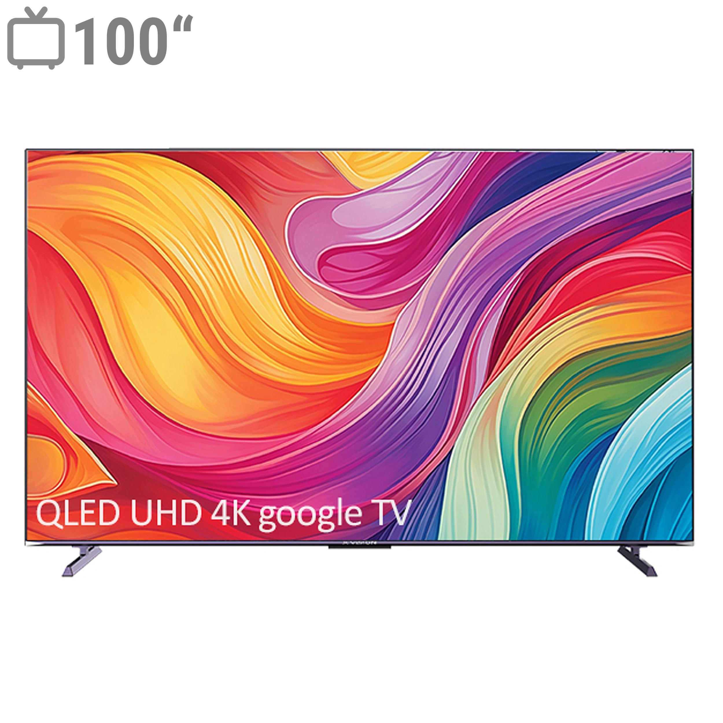 تلویزیون کیو ال ای دی هوشمند ایکس ویژن مدل 100X15 سایز 100 اینچ