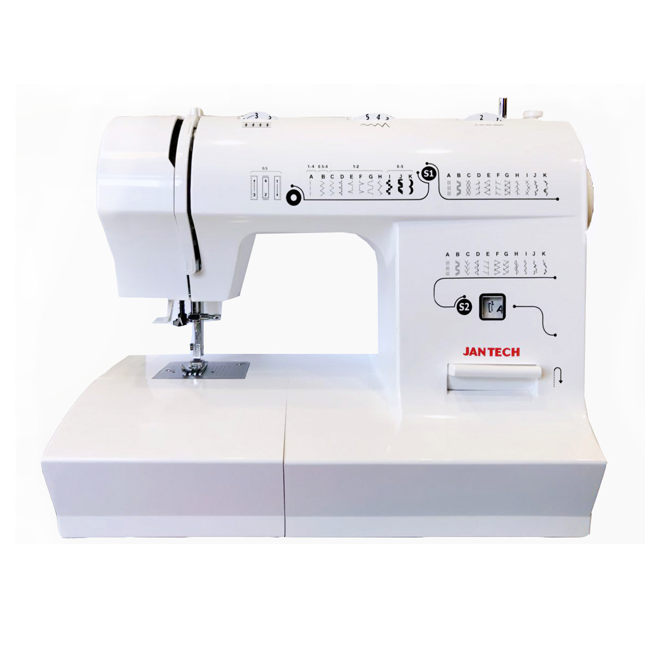 چرخ خیاطی 32 کاره جانتک مدل 8000