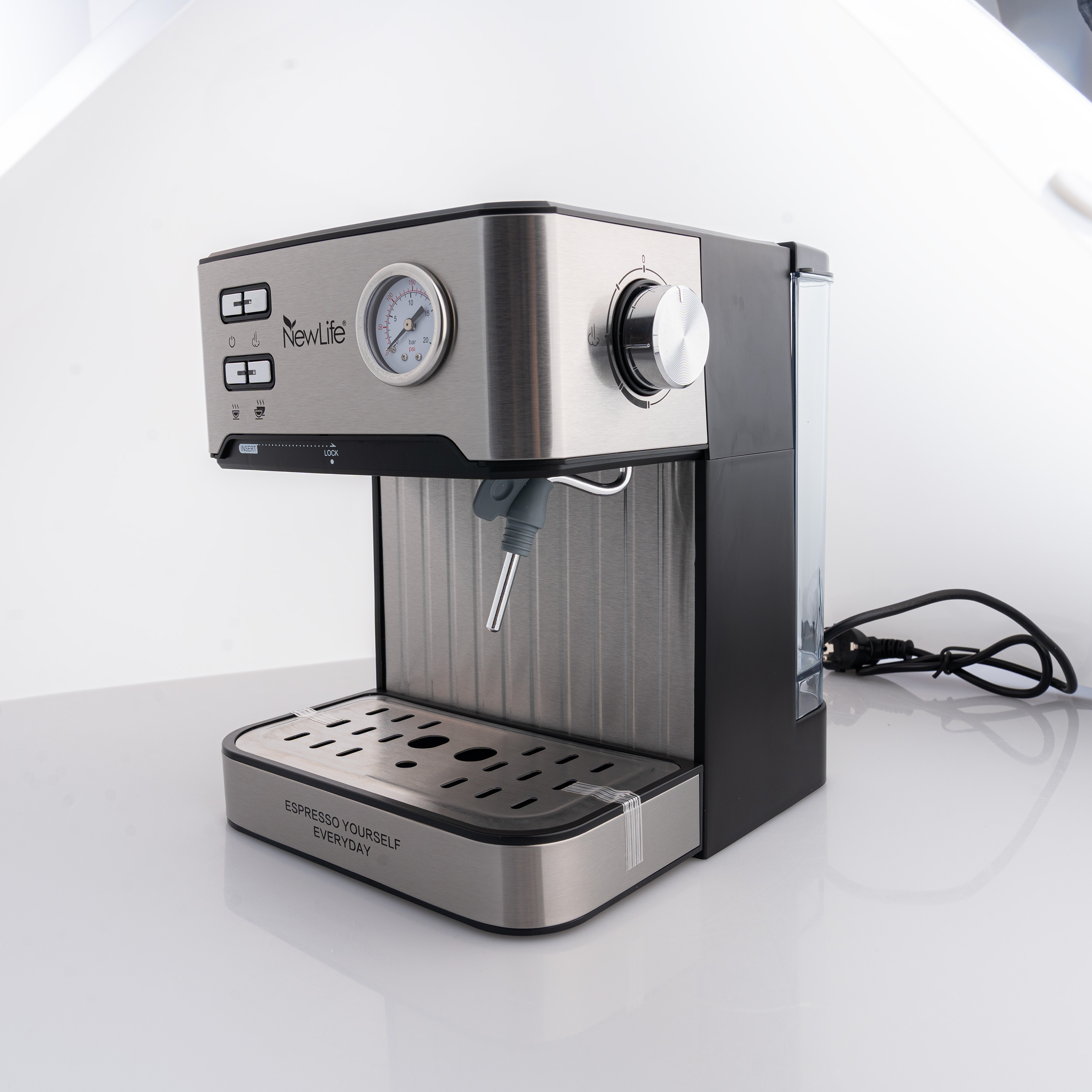 اسپرسو ساز 1800 میلی‌لیتر نیو لایف مدل EMP-13S-410