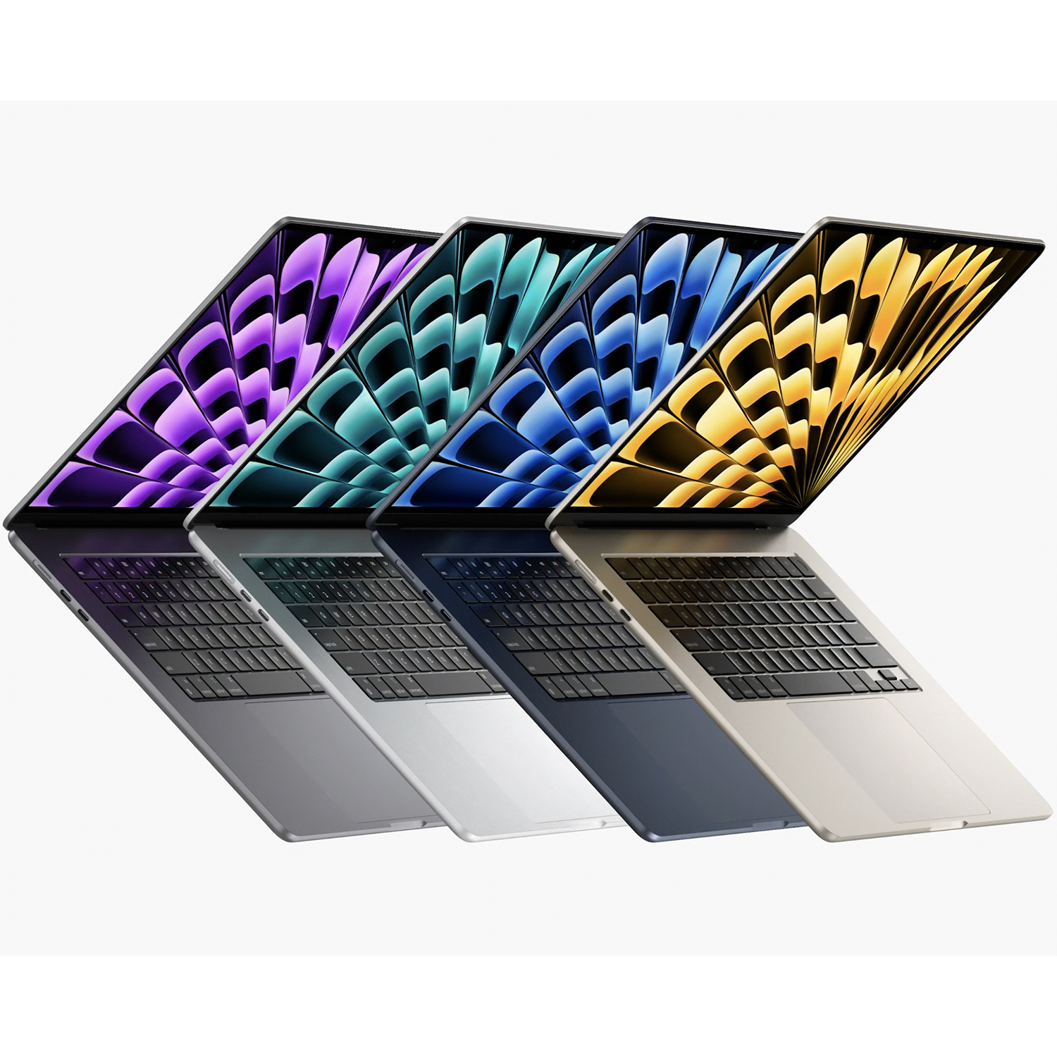 لپ تاپ 15.3 اینچی اپل مدل MacBook Air MRYV3 2024 LLA-M3-8GB RAM-512GB SSD