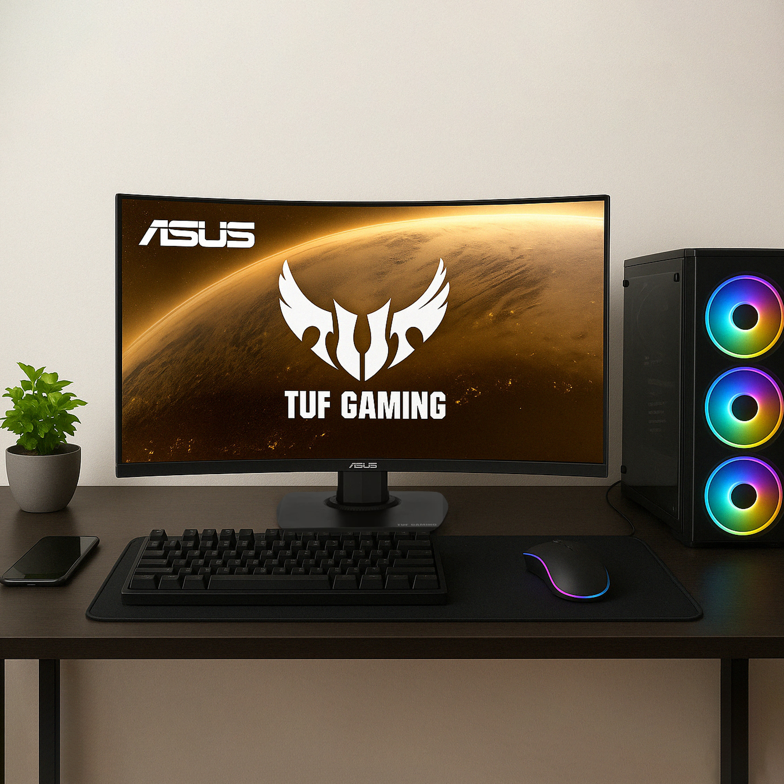 مانیتور 23.6 اینچ ایسوس مدل TUF Gaming VG24VQE