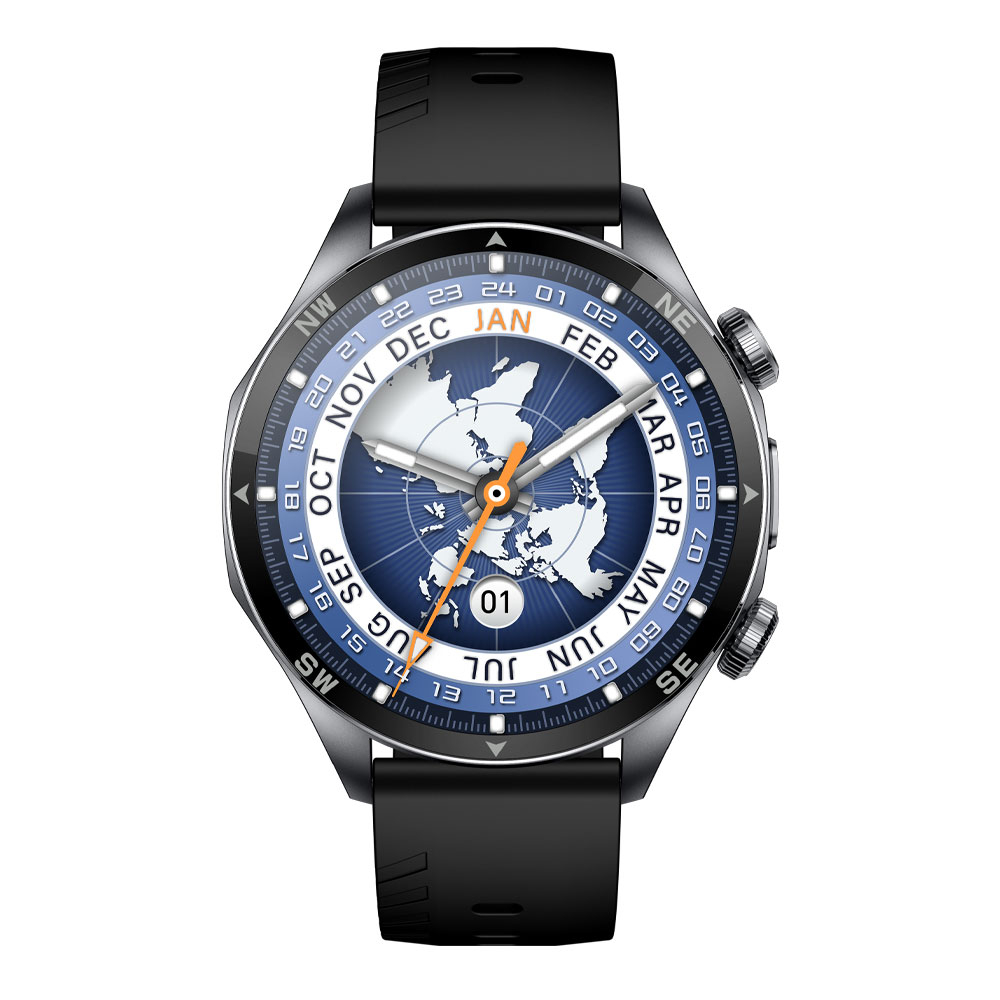 ساعت هوشمند گلوریمی مدل GX SPORT مناسب برای ورزش، کنترل سطح اکسیژن خون، شمارش ضربان قلب، پایش وضعیت خواب، با بند سیلیکونی