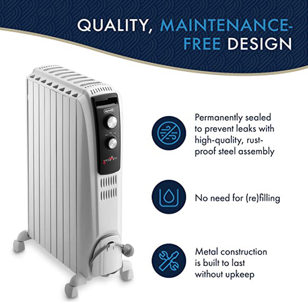 شوفاژ برقی دلونگی مدل TRD40820 Dragon 4 Oil filled