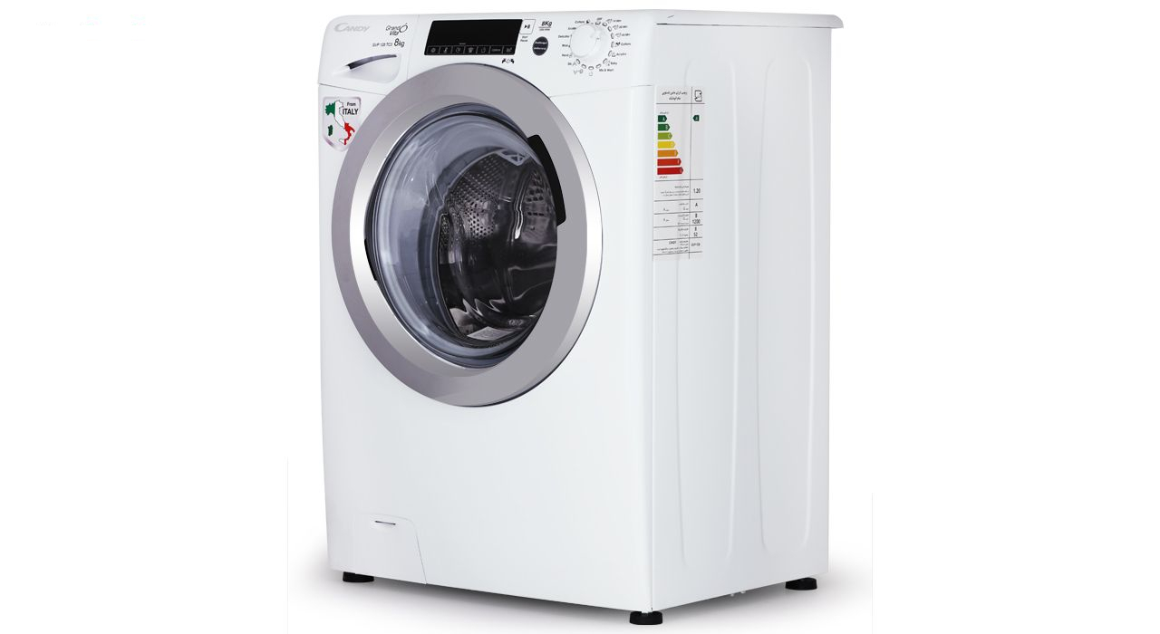 ماشین لباسشویی کندی مدل GVP-128 با ظرفیت 8 کیلوگرم