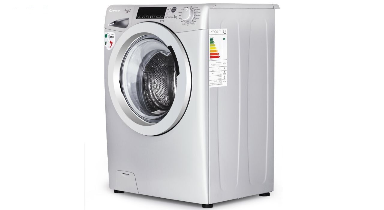 ماشین لباسشویی کندی مدل GVP-128 با ظرفیت 8 کیلوگرم