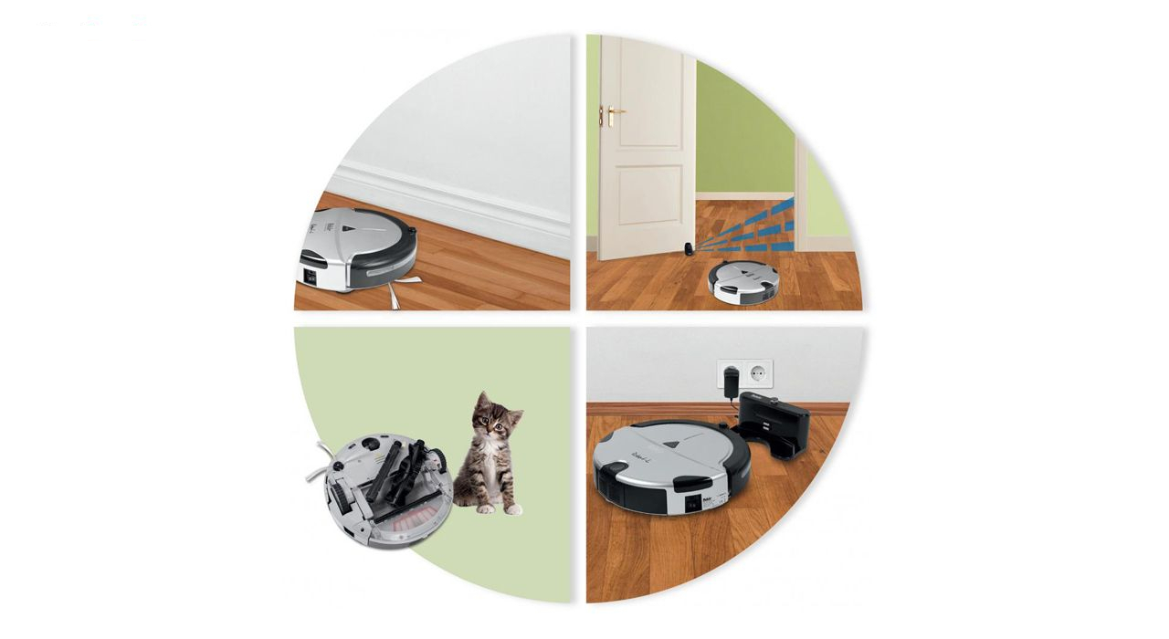 جارو برقی رباتیک فکر مدل Robert