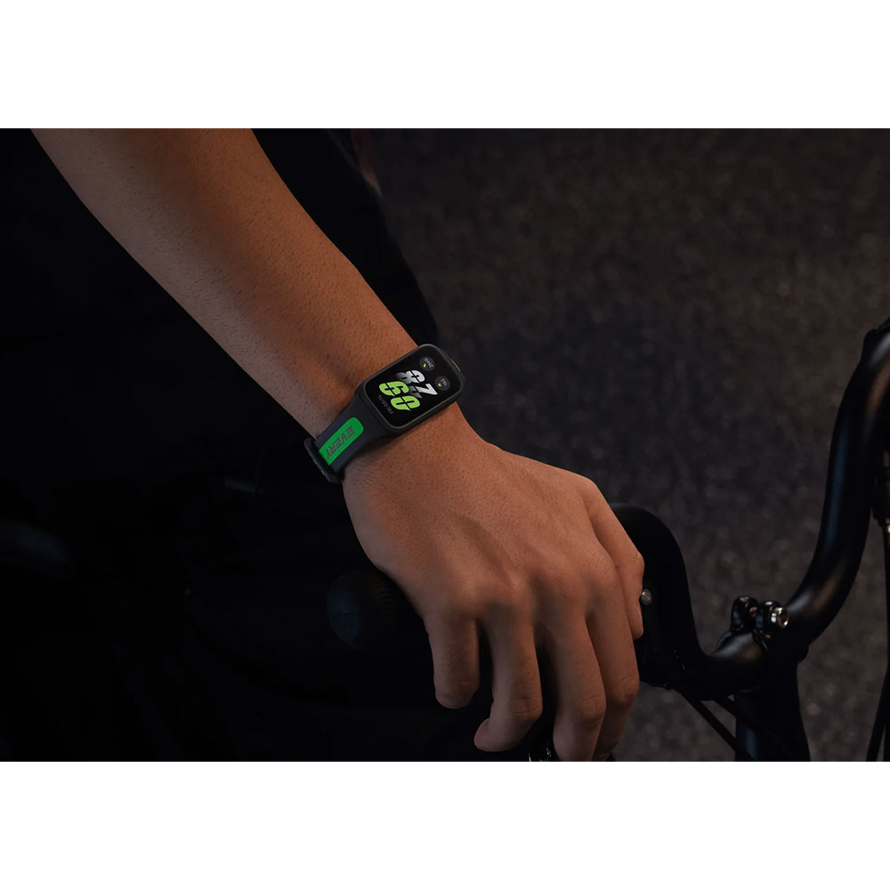 ساعت هوشمند 46 میلی‌متری شیائومی مدل Smart Band 9 Active، کنترل موسیقی، کنترل سطح اکسیژن خون، شمارش ضربان قلب، پایش وضعیت خواب، با بند پلاستیکی