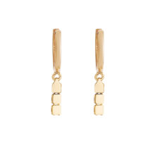 گوشواره حلقه ای طلا 18 عیار زنانه گالری شیدا مجد مدل آنی