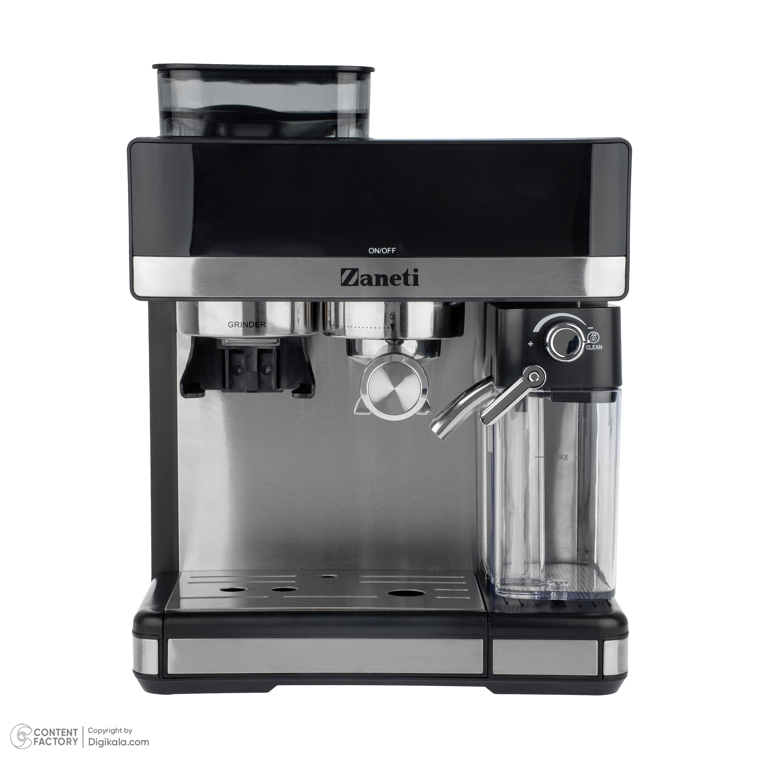 اسپرسو ساز 2500 میلی‌لیتر زانتی مدل ZZDREF-20MTG2M12A