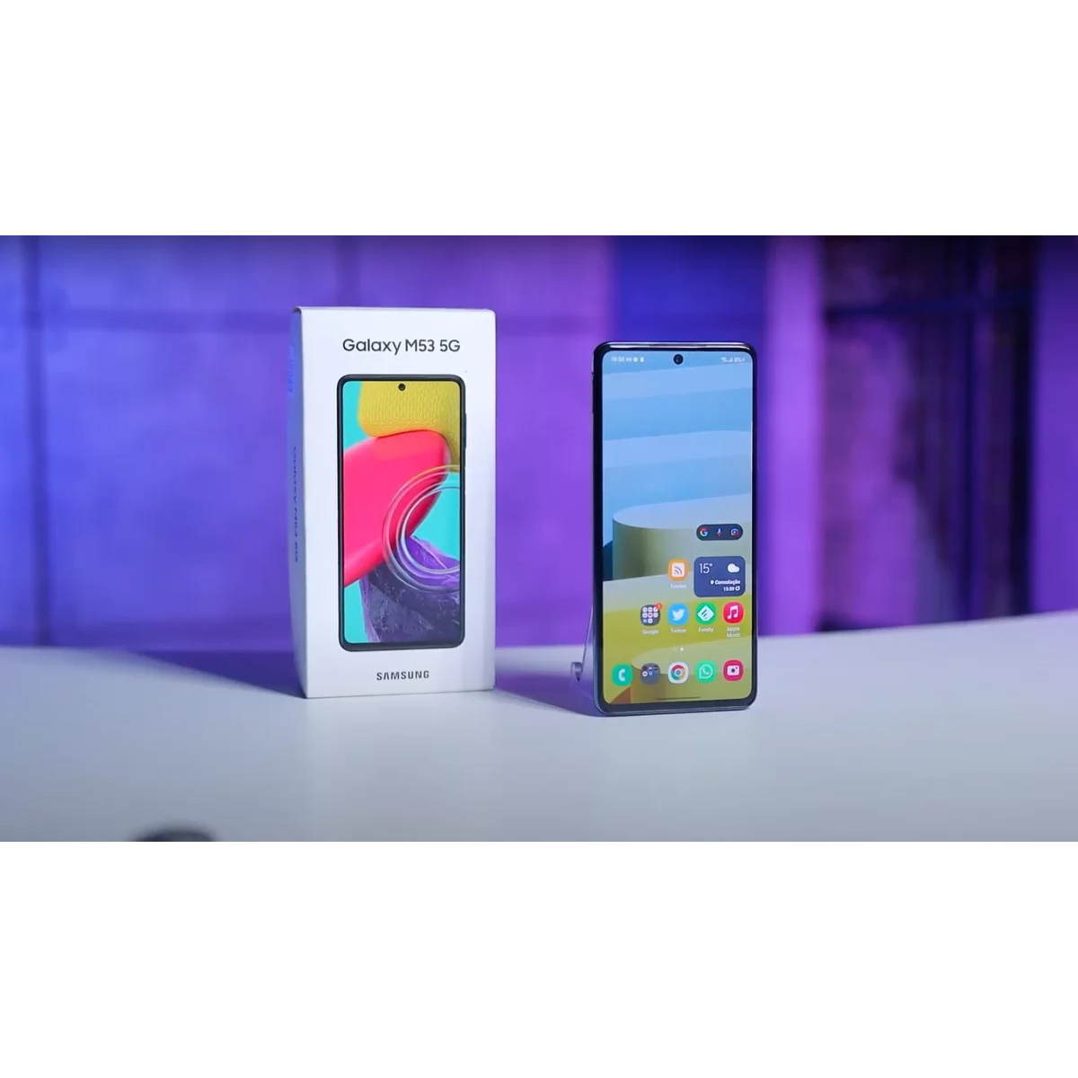 گوشی موبایل سامسونگ مدل Galaxy M53 5G دو سیم کارت ظرفیت 128 گیگابایت و رم 8 گیگابایت - اکتیو