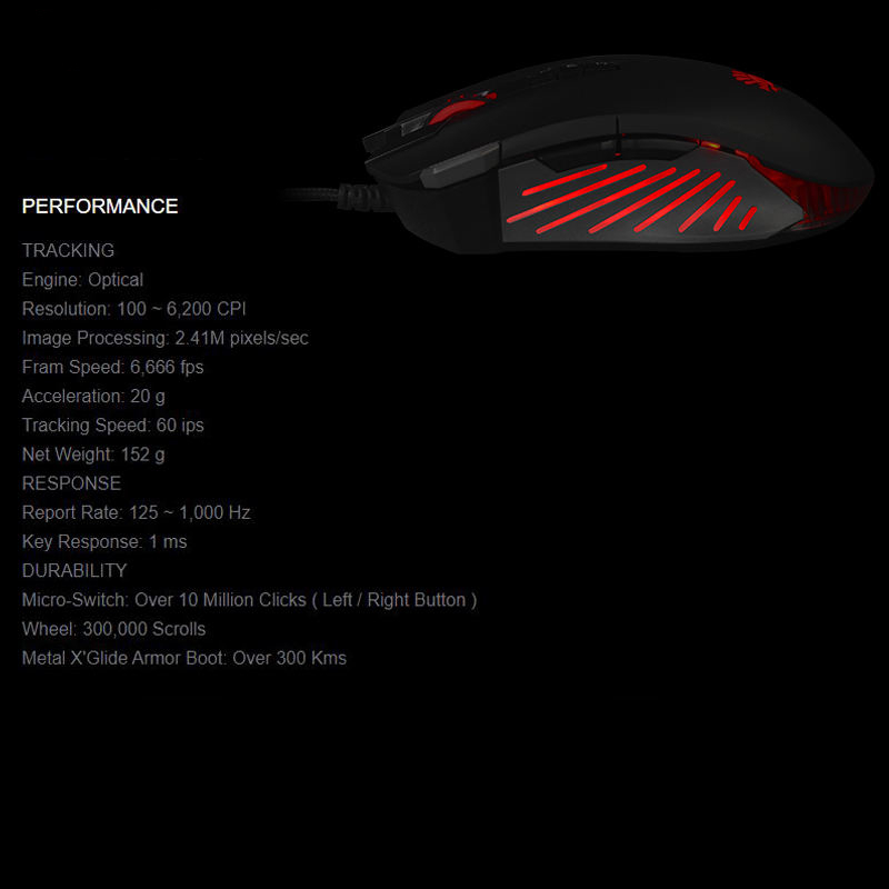 ماوس مخصوص بازی بلادی مدل V9M