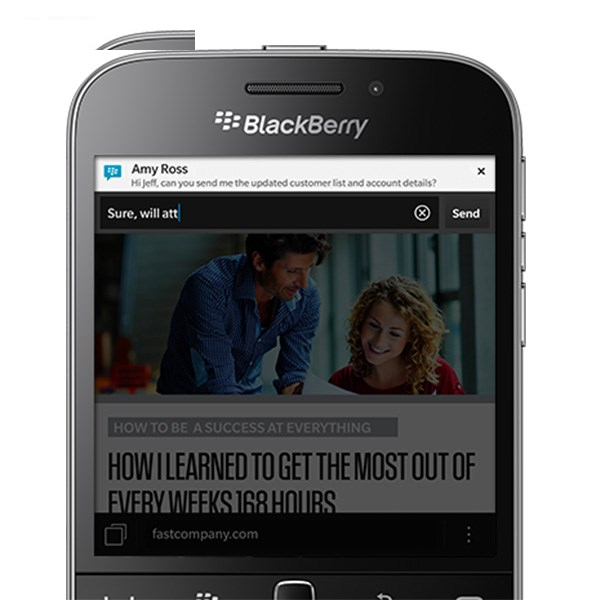 گوشی موبایل بلک بری مدل Classic Q20