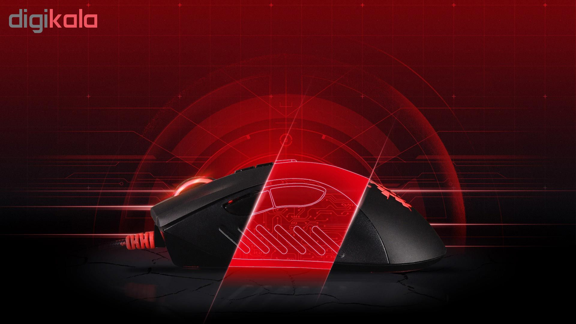 ماوس مخصوص بازی ای فورتک مدل A91