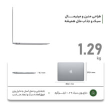 لپ تاپ 13.3 اینچی اپل مدل MacBook Air MGN63 2020 ZPA