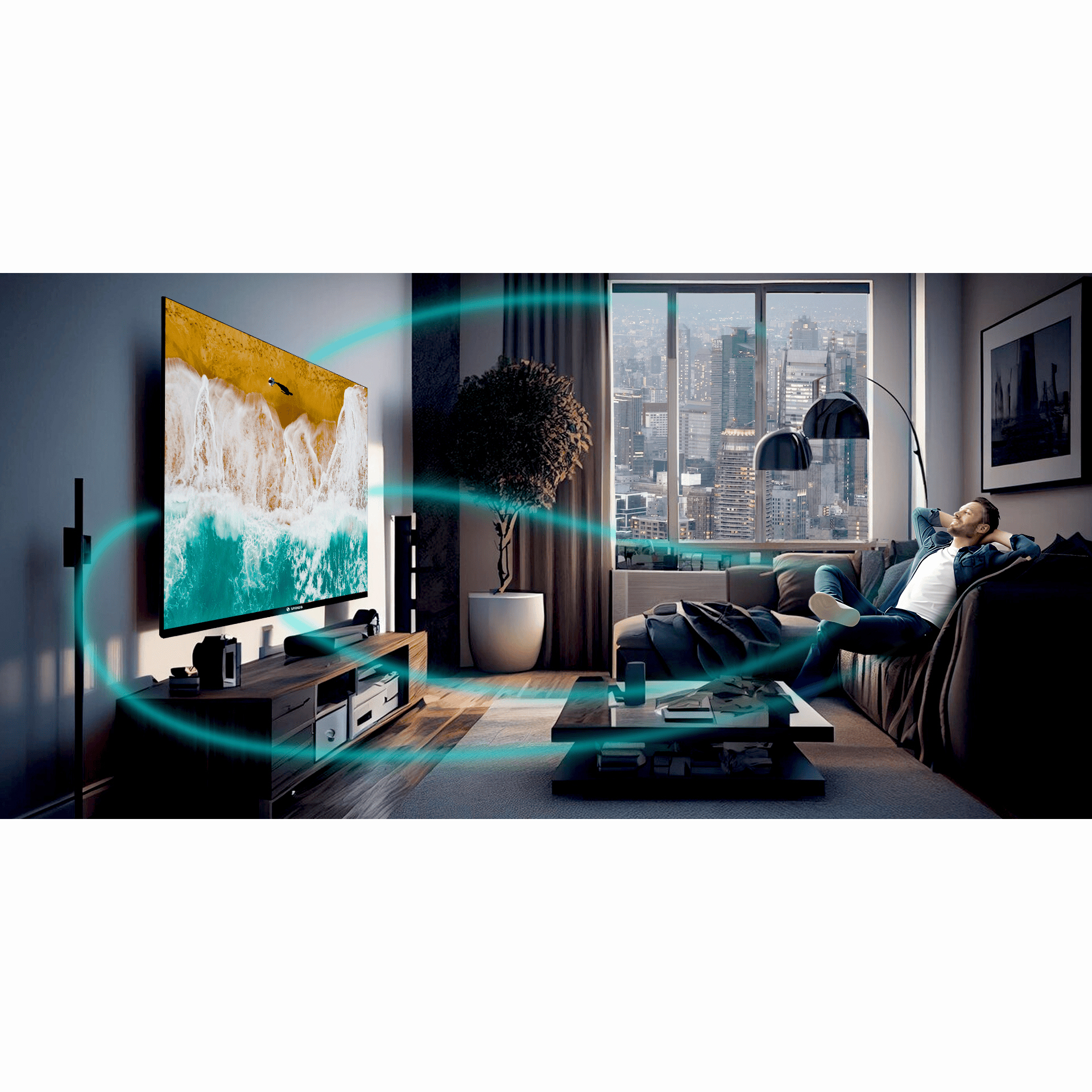 تلویزیون ال ای دی هوشمند اسنوا مدل SSD-55SK650UDI سایز 55 اینچ